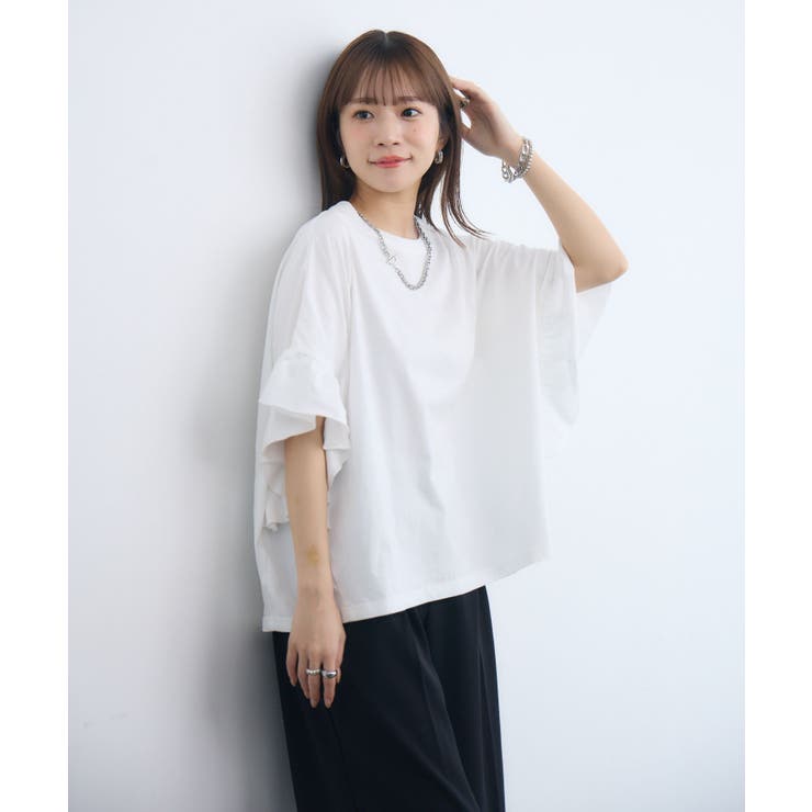 フリルsleeve T-shirt | RETRO GIRL | 詳細画像12 