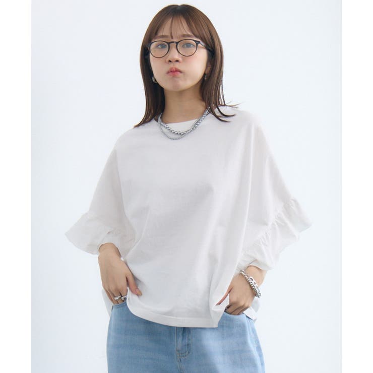 フリルsleeve T-shirt | RETRO GIRL | 詳細画像15 
