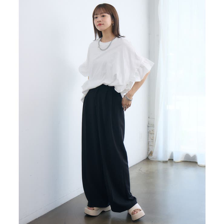 フリルsleeve T-shirt | RETRO GIRL | 詳細画像3 
