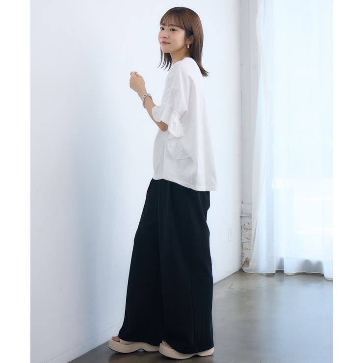 フリルsleeve T-shirt | RETRO GIRL | 詳細画像5 