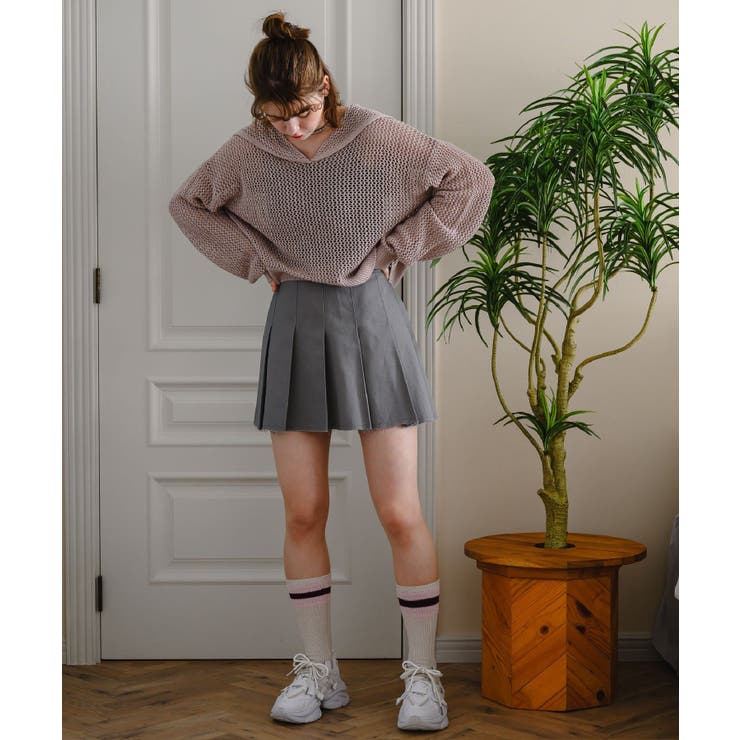 裾キリッパプリーツミニSK | RETRO GIRL | 詳細画像3 