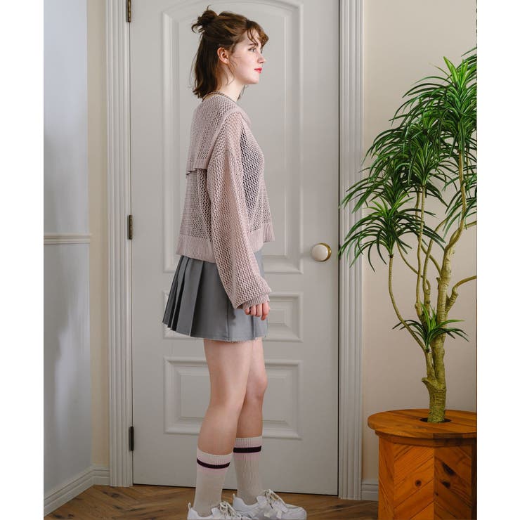 裾キリッパプリーツミニSK | RETRO GIRL | 詳細画像5 