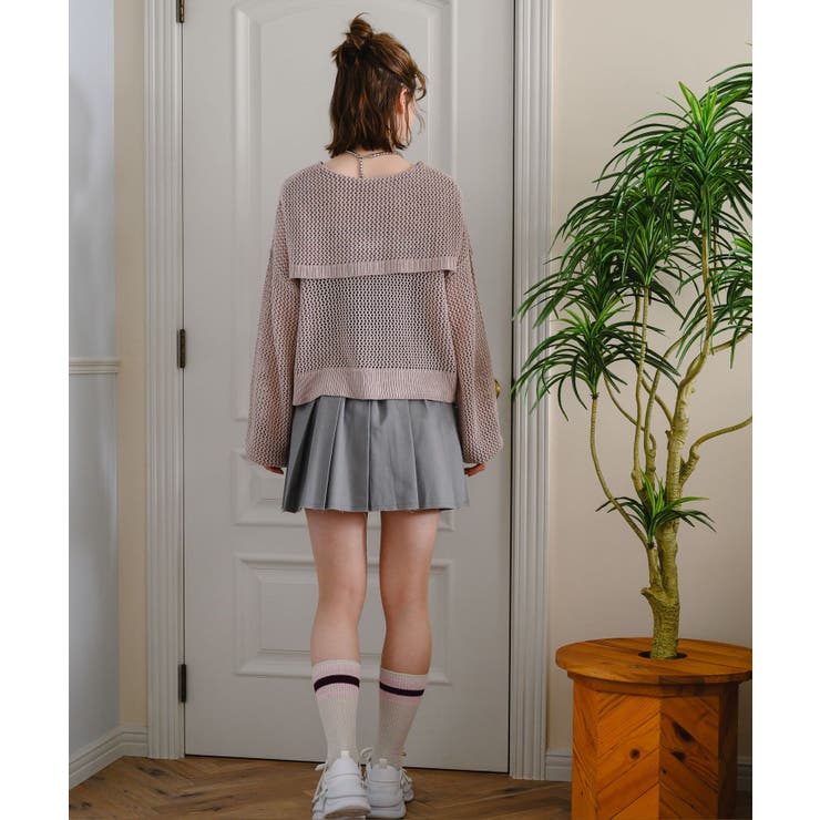 裾キリッパプリーツミニSK | RETRO GIRL | 詳細画像6 