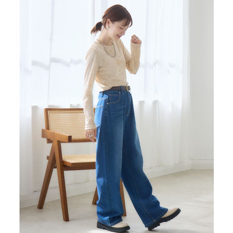 Roll up loose denim | DIANTÉ (ディアンテ)公式通販サイト