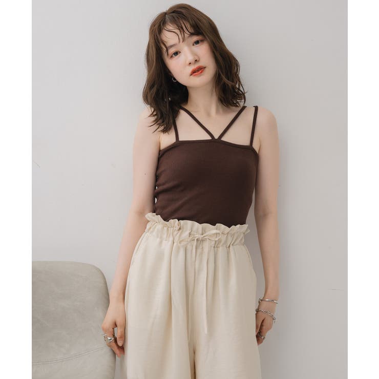 【新色追加】カップ付ホルターキャミ | RETRO GIRL | 詳細画像6 