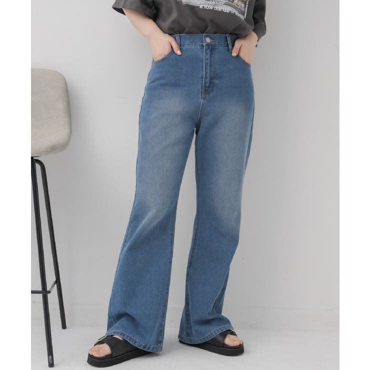 BLU2 | フレアデニムPT | RETRO GIRL