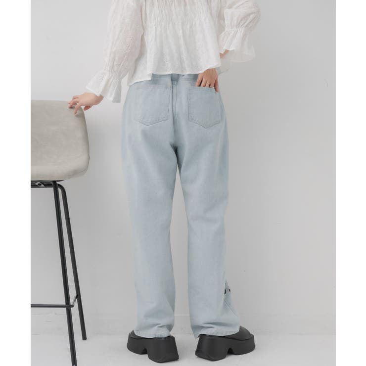 カットワークデニムPT | RETRO GIRL | 詳細画像24 