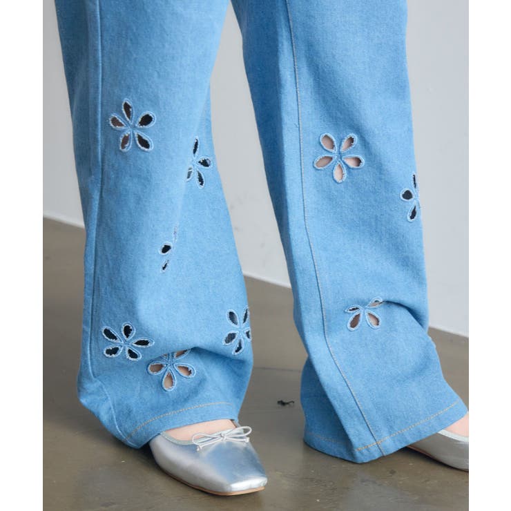 カットワークデニムPT | RETRO GIRL | 詳細画像30 