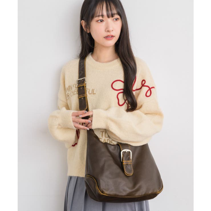 Fレザーショルダーバッグ | RETRO GIRL | 詳細画像8 