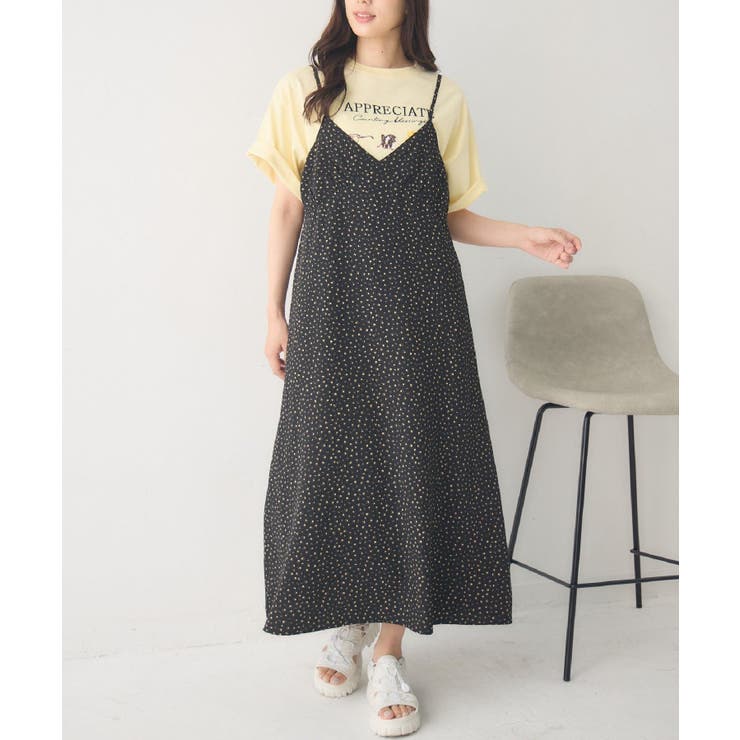 P/BLK | アソートキャミOP | RETRO GIRL