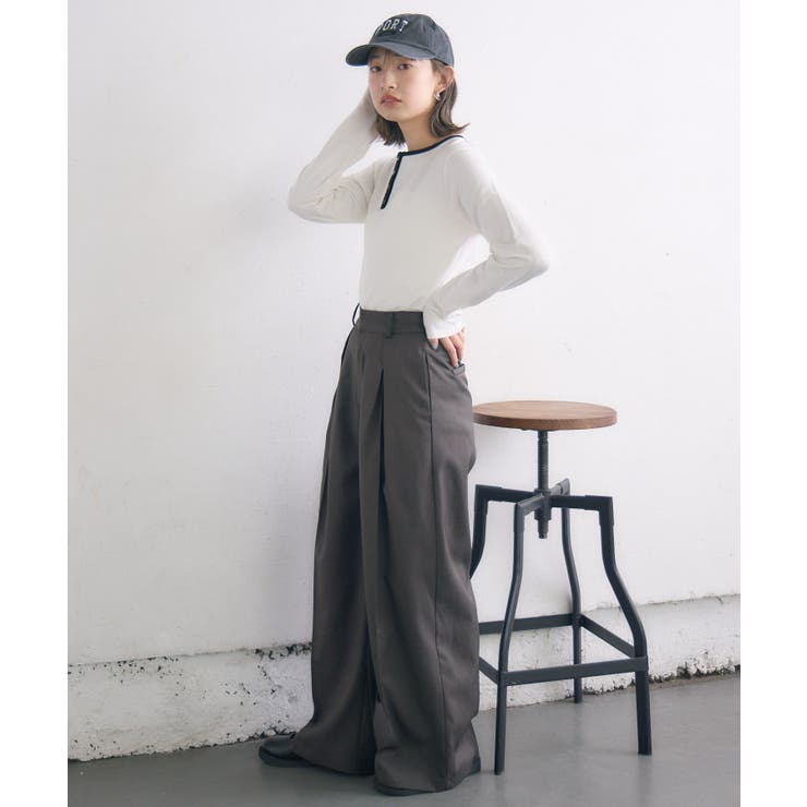 ヘンリーネックカットソー | RETRO GIRL | 詳細画像17 