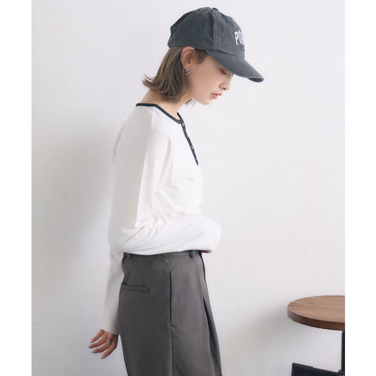 ヘンリーネックカットソー | RETRO GIRL | 詳細画像20 