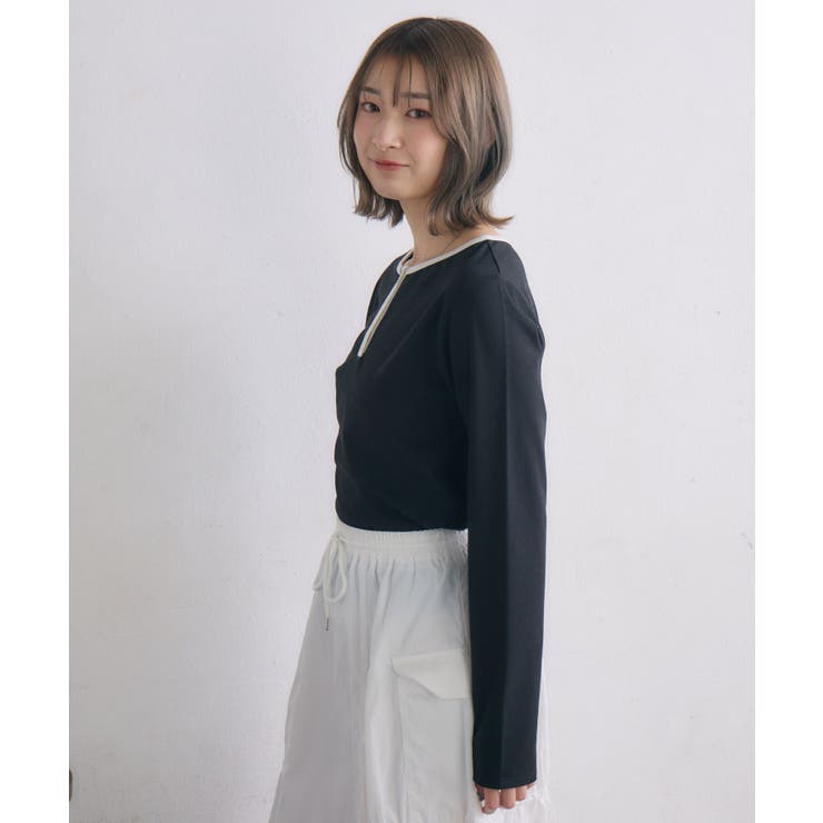 ヘンリーネックカットソー | RETRO GIRL | 詳細画像29 