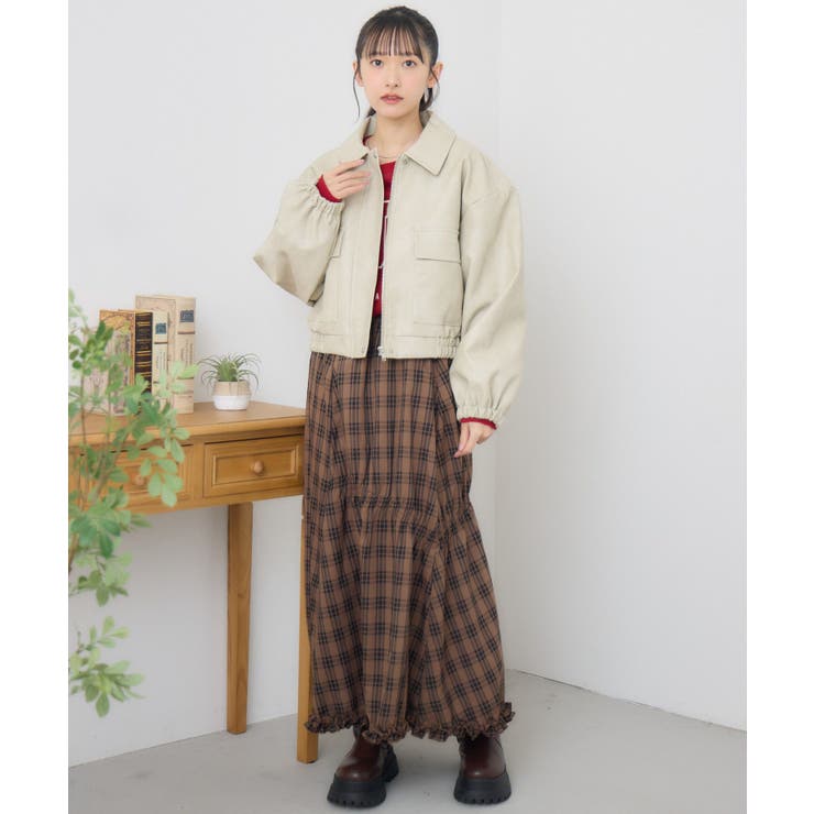 FレザーショートBZ[品番：RTGW0008703]｜RETRO GIRL（レトロ