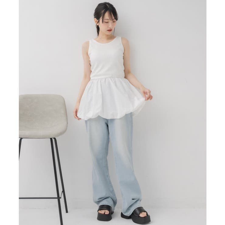 カップ付アソートレイヤードタンク | RETRO GIRL | 詳細画像14 