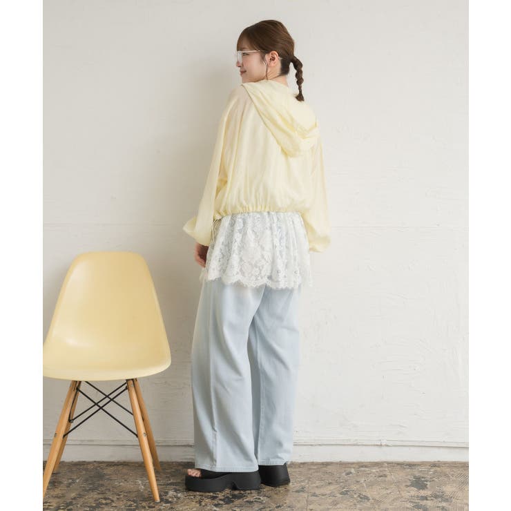 レース切替レイヤードタンク | RETRO GIRL | 詳細画像14 