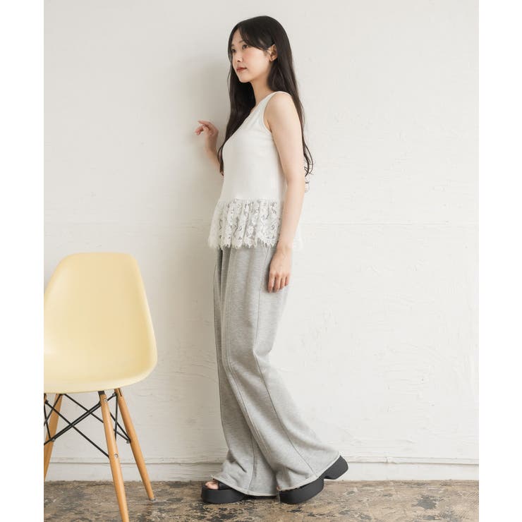 レース切替レイヤードタンク | RETRO GIRL | 詳細画像20 