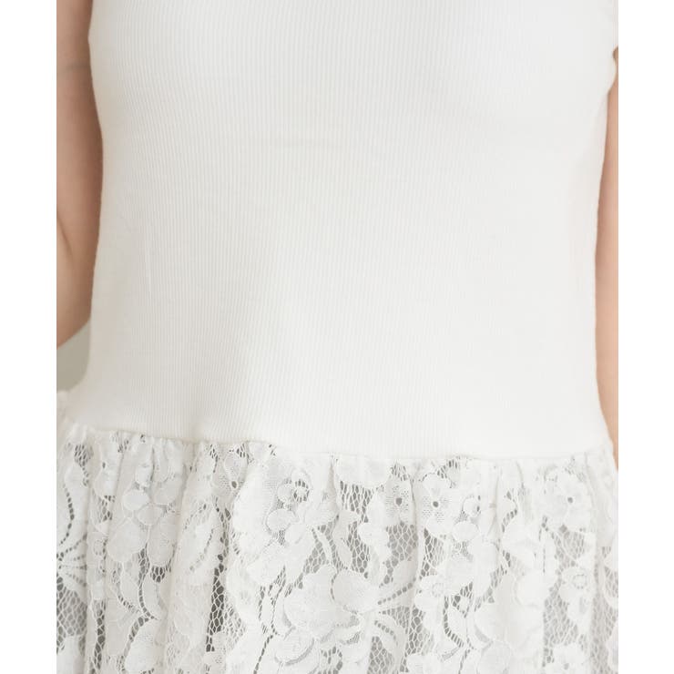 レース切替レイヤードタンク | RETRO GIRL | 詳細画像27 