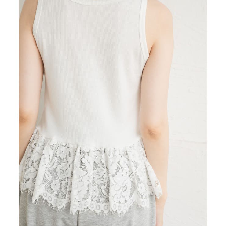 レース切替レイヤードタンク | RETRO GIRL | 詳細画像30 