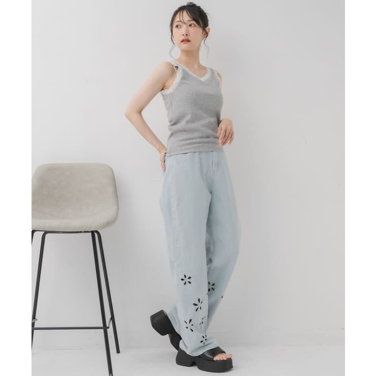 カップ付レースタンク | RETRO GIRL | 詳細画像4 