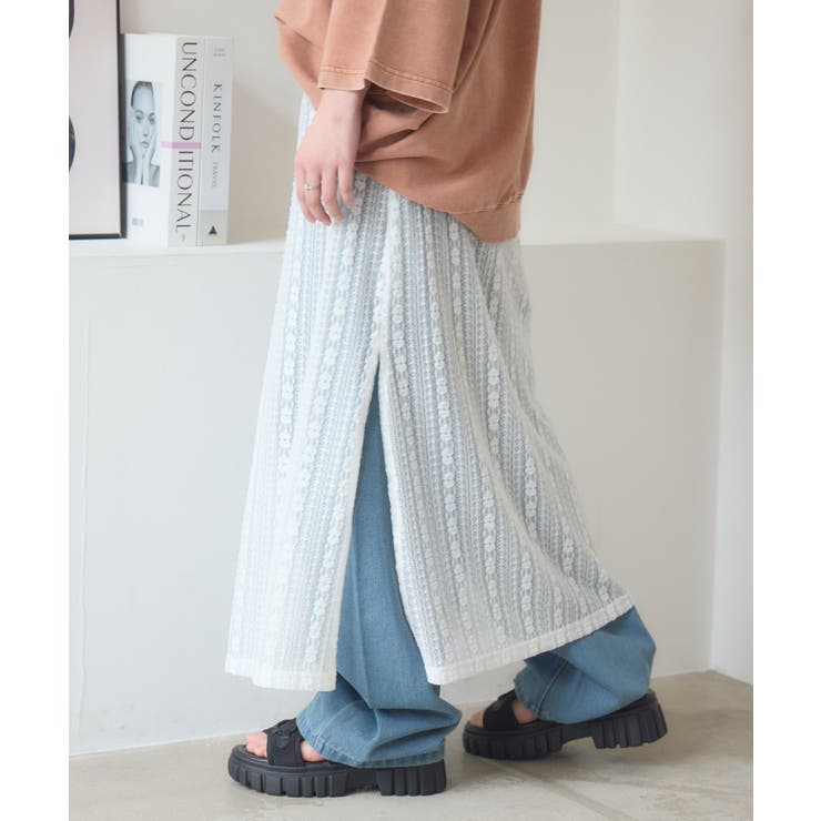 P/WHT | 2wayラップSK | RETRO GIRL