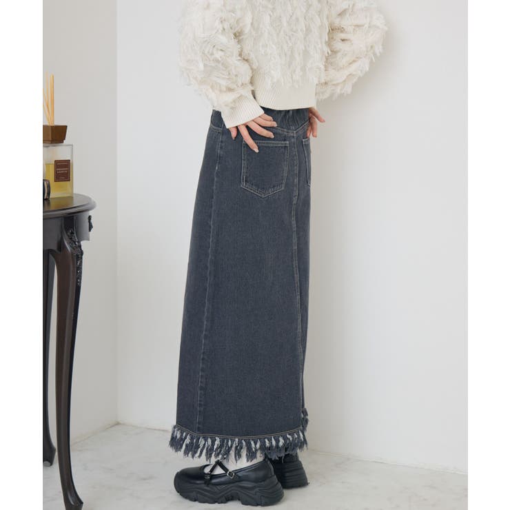 裾フリンジデニムSK | RETRO GIRL | 詳細画像22 