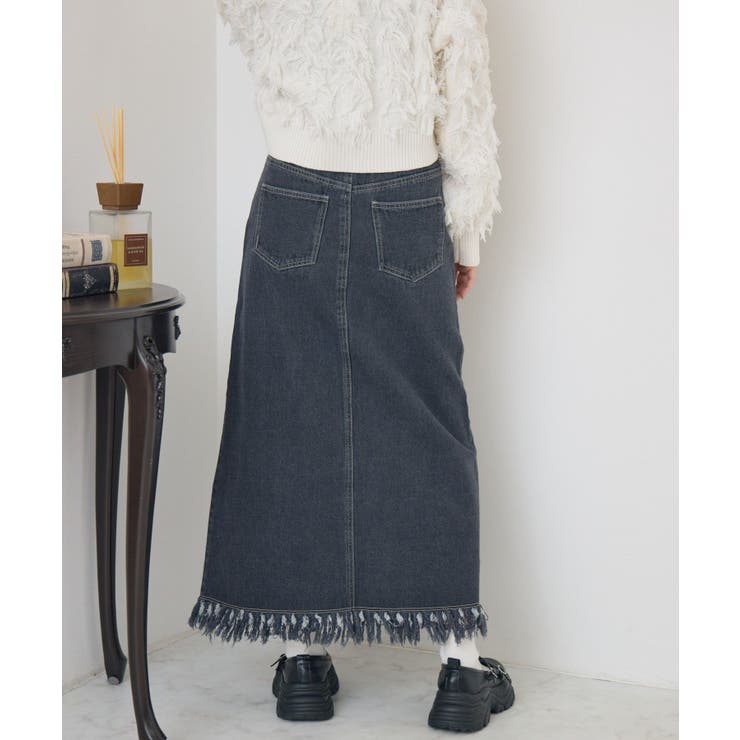 裾フリンジデニムSK | RETRO GIRL | 詳細画像23 