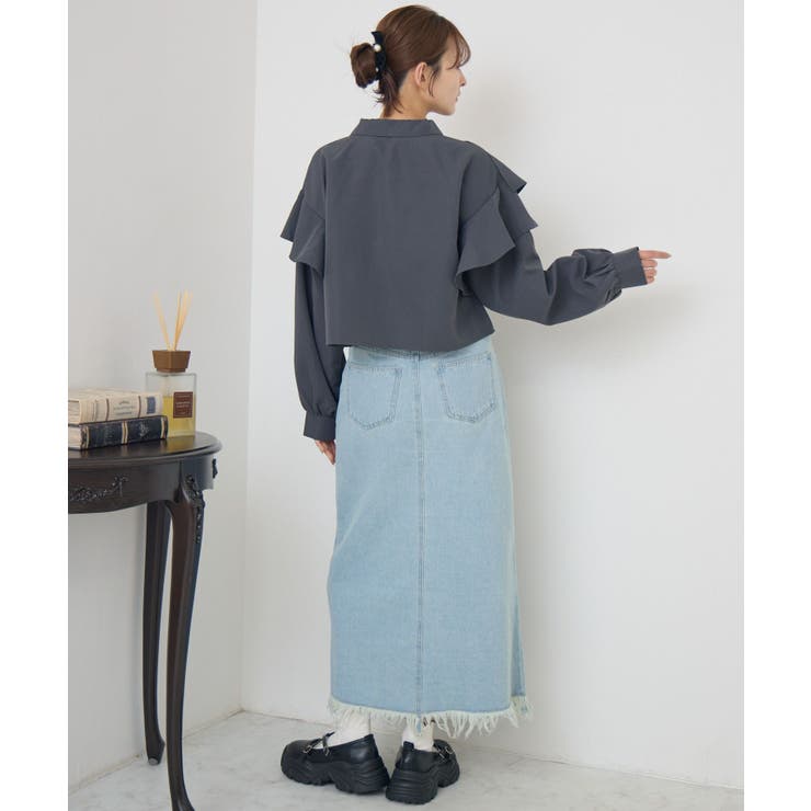 裾フリンジデニムSK | RETRO GIRL | 詳細画像29 