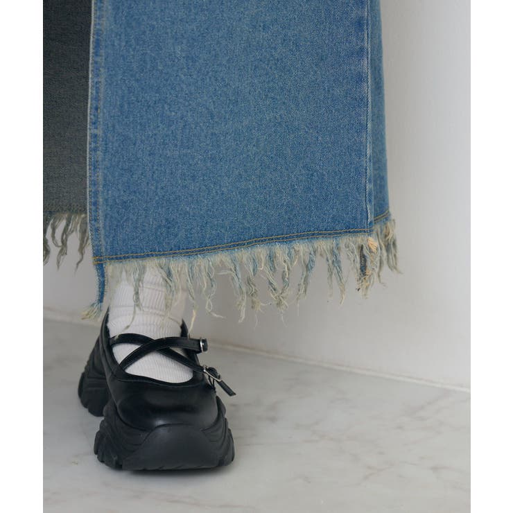 裾フリンジデニムSK | RETRO GIRL | 詳細画像40 