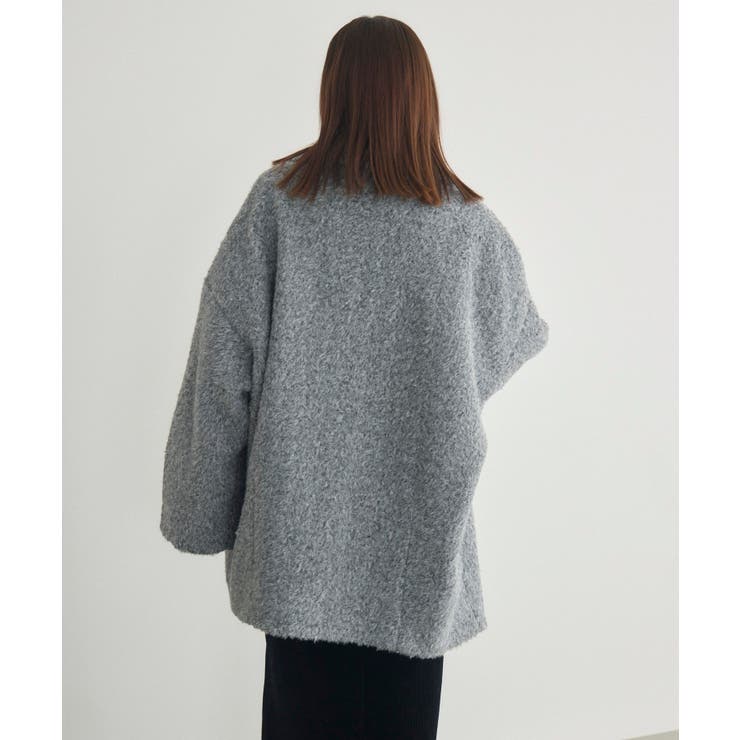 【WEB限定】ループボアテーラードコート | RETRO GIRL | 詳細画像15 