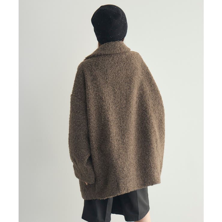 【WEB限定】ループボアテーラードコート | RETRO GIRL | 詳細画像18 