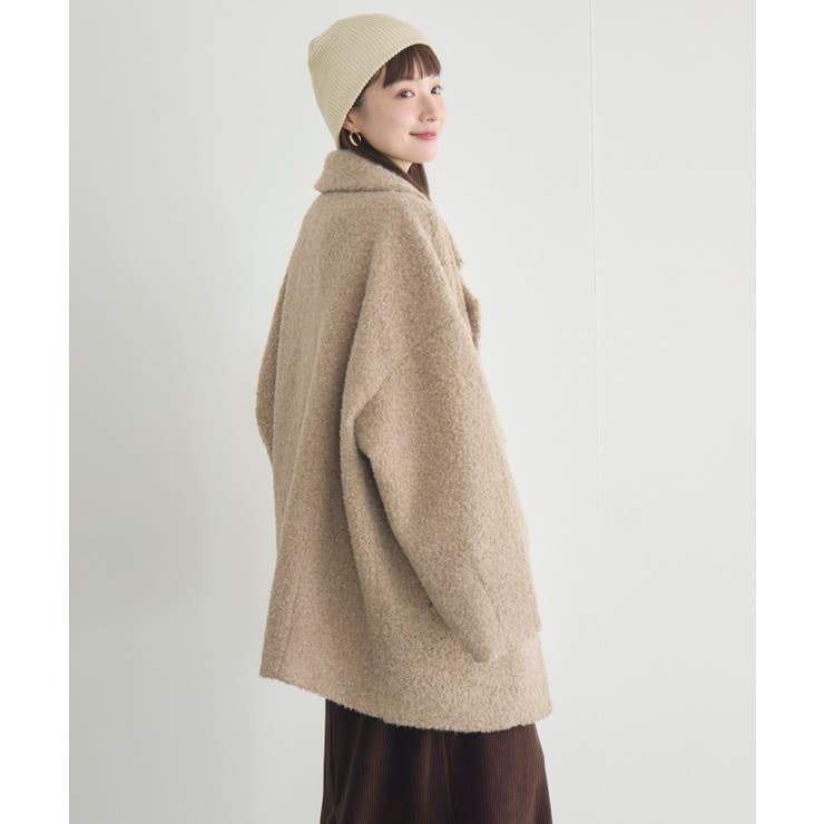 【WEB限定】ループボアテーラードコート | RETRO GIRL | 詳細画像22 