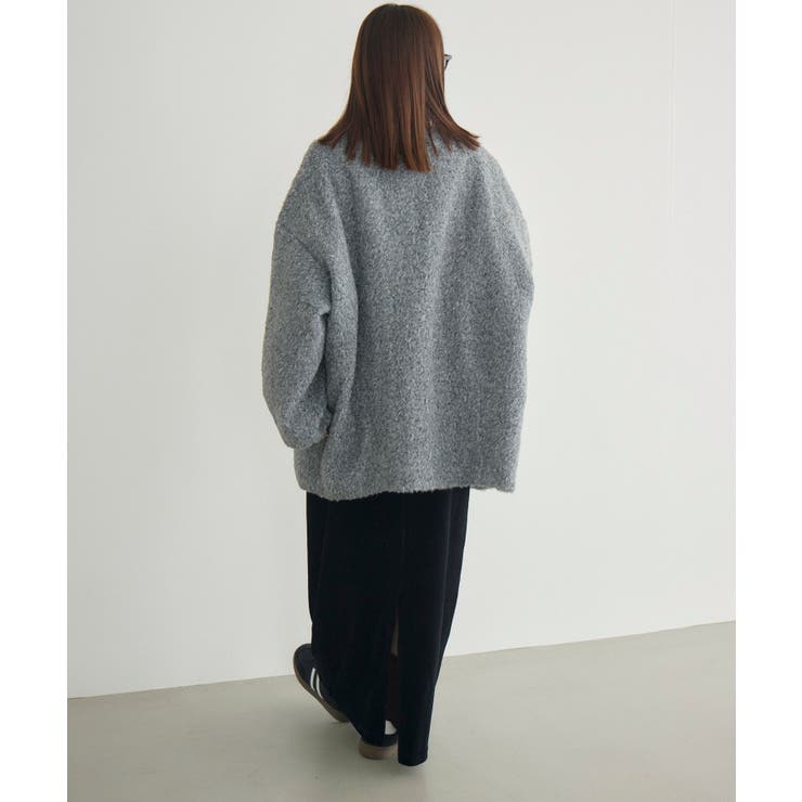 【WEB限定】ループボアテーラードコート | RETRO GIRL | 詳細画像43 