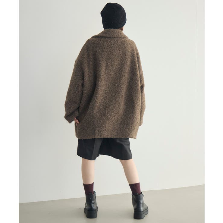 【WEB限定】ループボアテーラードコート | RETRO GIRL | 詳細画像47 