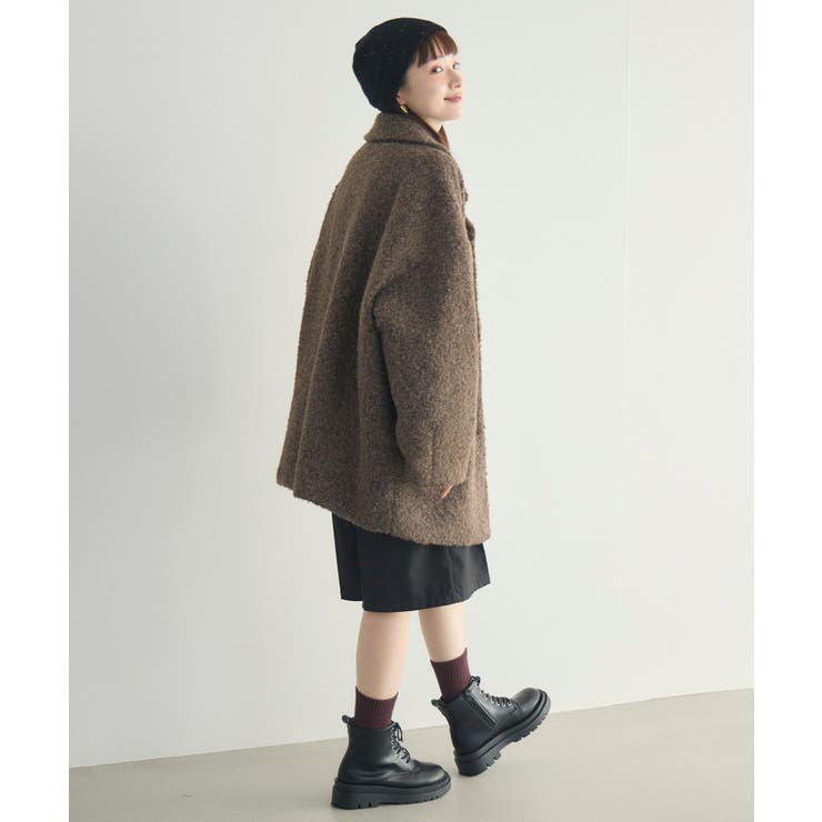 【WEB限定】ループボアテーラードコート | RETRO GIRL | 詳細画像48 