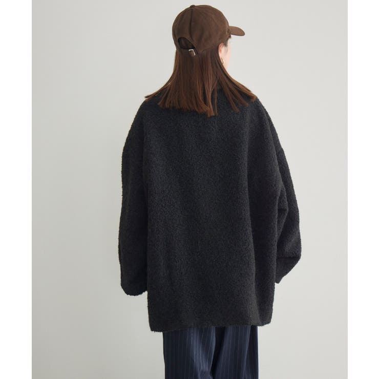 【WEB限定】ループボアテーラードコート | RETRO GIRL | 詳細画像9 