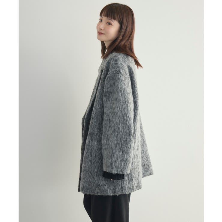 【WEB限定】シャギーダブルブレストコート | RETRO GIRL | 詳細画像15 