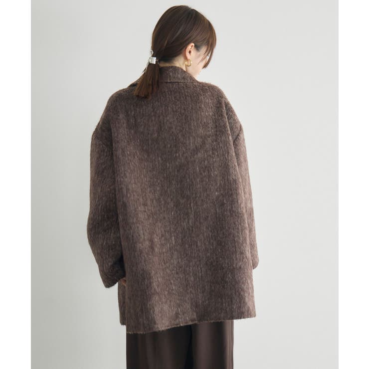 【WEB限定】シャギーダブルブレストコート | RETRO GIRL | 詳細画像22 