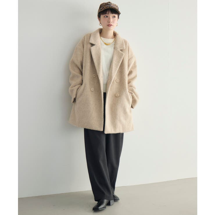 【WEB限定】シャギーダブルブレストコート | RETRO GIRL | 詳細画像26 