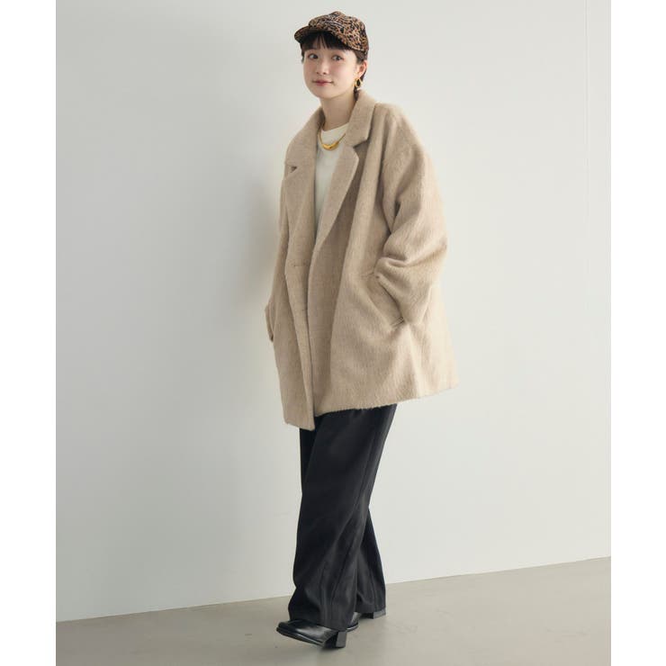 【WEB限定】シャギーダブルブレストコート | RETRO GIRL | 詳細画像27 