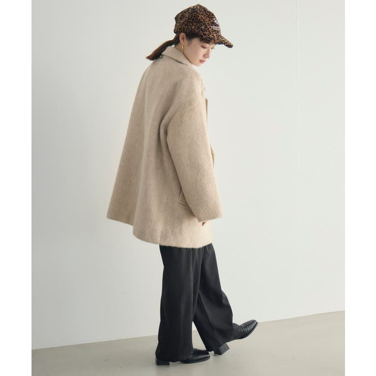 【WEB限定】シャギーダブルブレストコート | RETRO GIRL | 詳細画像29 