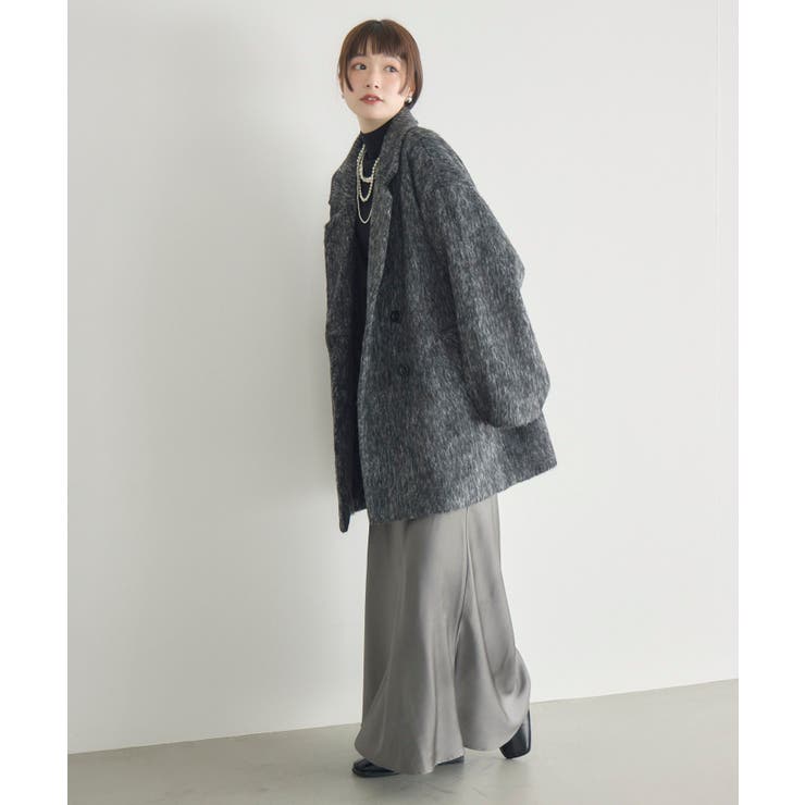 【WEB限定】シャギーダブルブレストコート | RETRO GIRL | 詳細画像37 