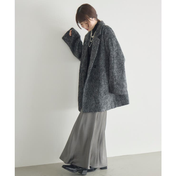 【WEB限定】シャギーダブルブレストコート | RETRO GIRL | 詳細画像38 