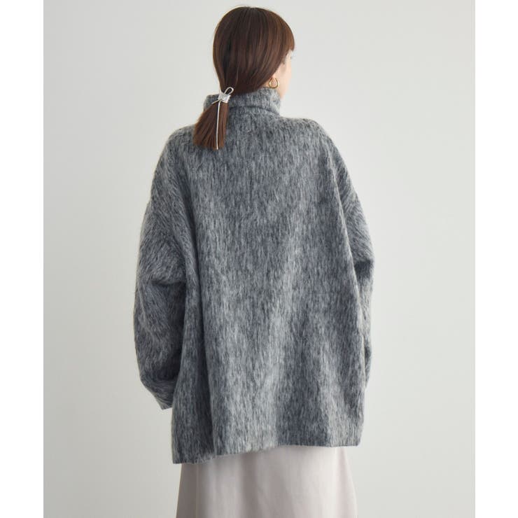 【WEB限定】シャギースタンドカラーコート | RETRO GIRL | 詳細画像21 