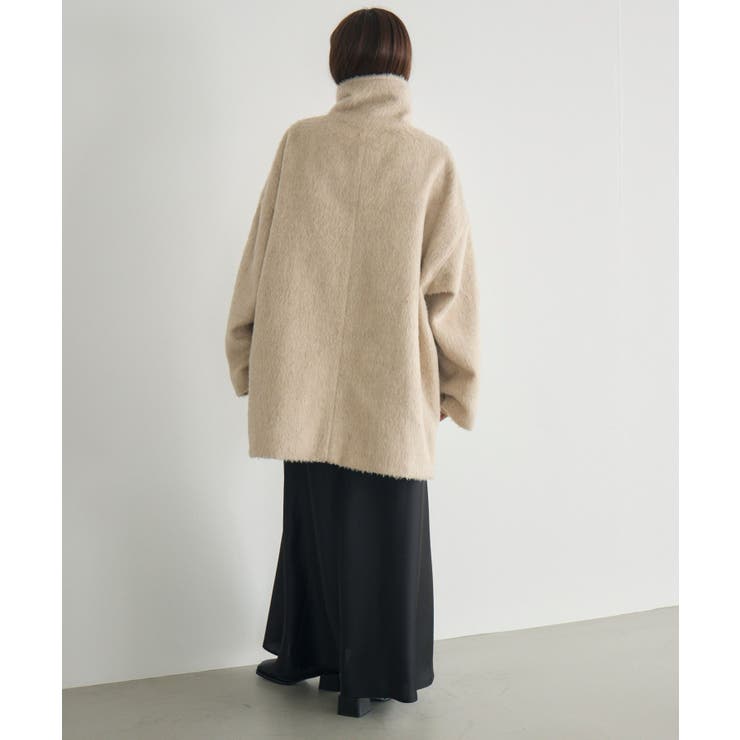 【WEB限定】シャギースタンドカラーコート | RETRO GIRL | 詳細画像29 
