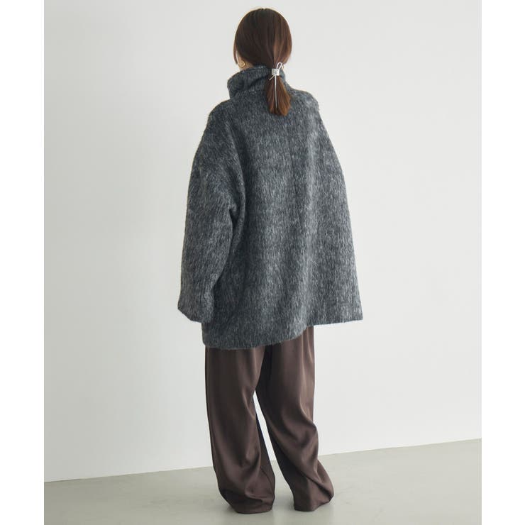 【WEB限定】シャギースタンドカラーコート | RETRO GIRL | 詳細画像39 