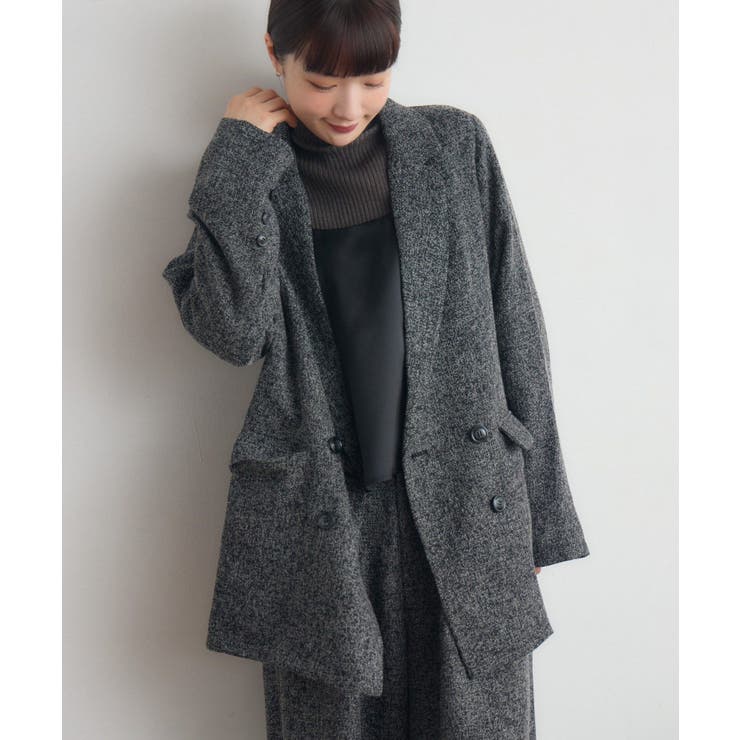 【WEB限定】ツイードダブルブレストテーラー | RETRO GIRL | 詳細画像1 