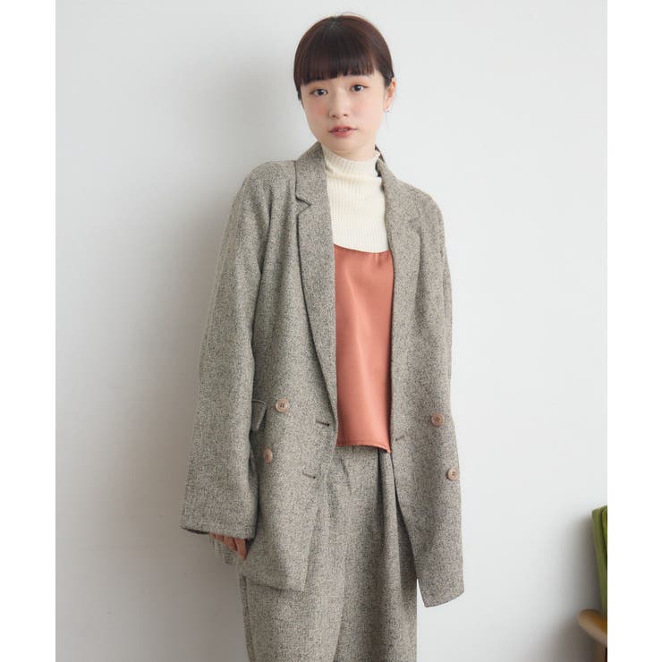 【WEB限定】ツイードダブルブレストテーラー | RETRO GIRL | 詳細画像11 