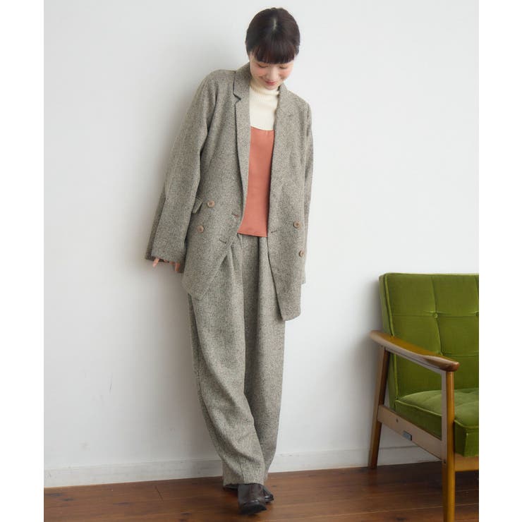 【WEB限定】ツイードダブルブレストテーラー | RETRO GIRL | 詳細画像19 