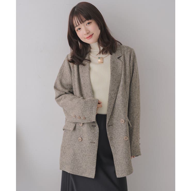 【WEB限定】ツイードダブルブレストテーラー | RETRO GIRL | 詳細画像22 